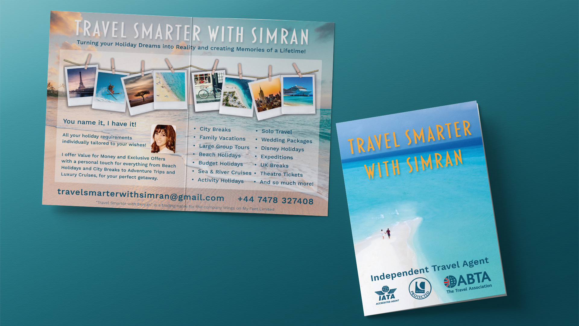 Travel Smarter with Simran Leaflet